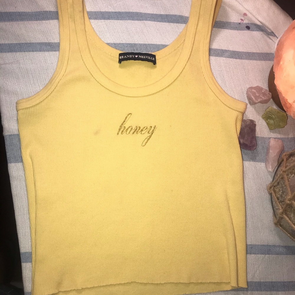 Yellow “Honey” tank top